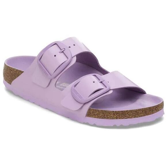Birkenstock Purple Lavender Big Buckle Arizona High Shine Leather Sandal 37,Specials : American Fashion Style Bags On Sale